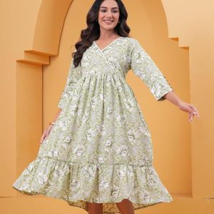 Floral midi dress